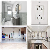 CONTACTO DUPLEX SUPRESOR DE PICOS 15A/125V  BLANCO 05280-00W