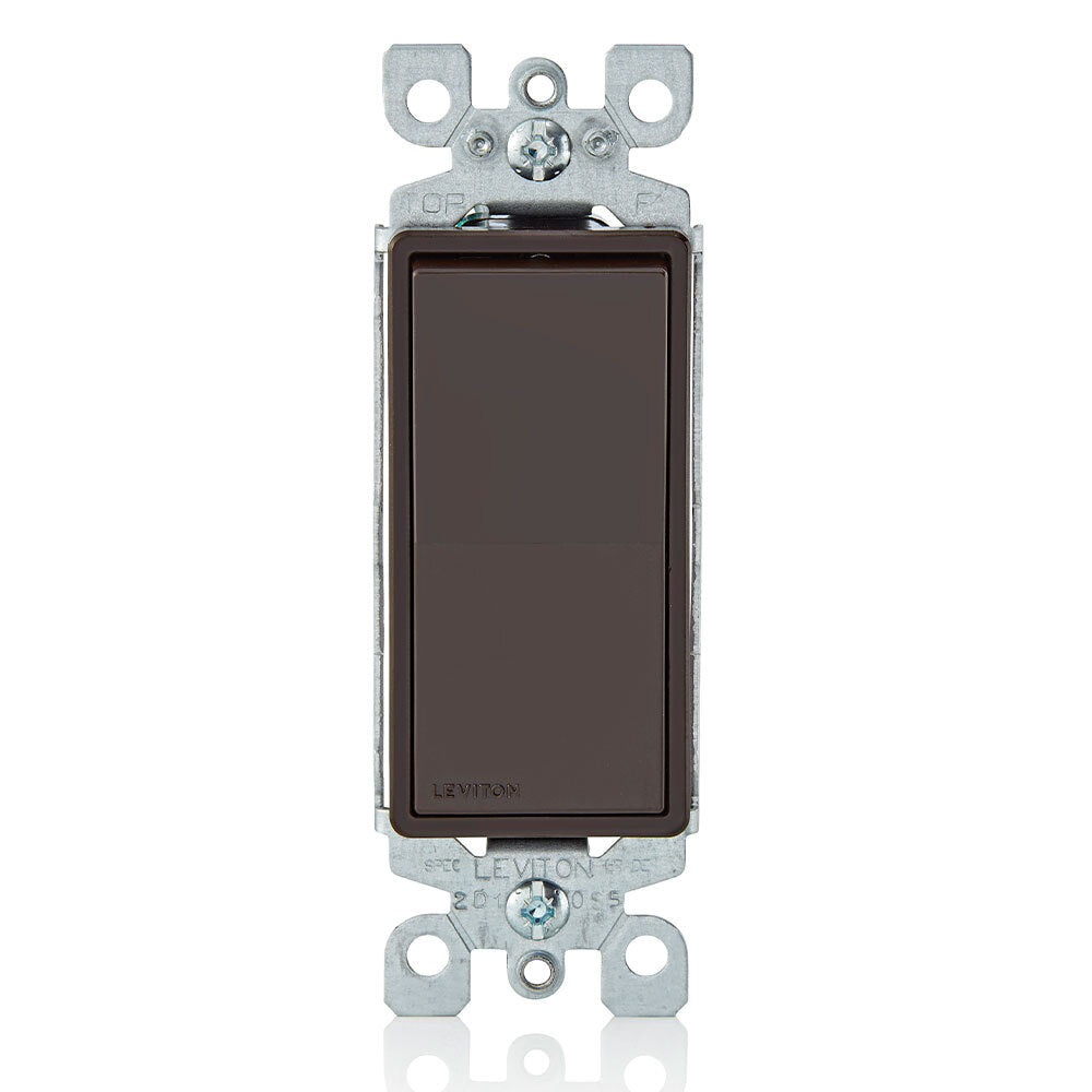 INTERRUPTOR UNIPOLAR RESIDENCIAL15A/125-277V. DECORA NEGRO (NO INCLUYE PLACA) 05601-00E