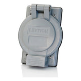 PLACA RESISTENTE A LA INTEMPERIE TERMOPLASTICA PARA CONTACTO SENCILLO 40MM.DIAMETRO (1.60)  LEVITON