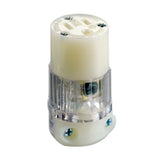 CONTACTO ENT. RECTA 2P-3H 15A/125V. TRANSP. GDO. HOSP. LEVITON