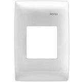 PLACA 2 MODULOS JUNTOS P/TIMBRE ELECTRONICO COLOR BLANCO ROYER 100