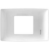 PLACA 2 MODULOS JUNTOS P/TIMBRE ELECTRONICO COLOR BLANCO ROYER 100