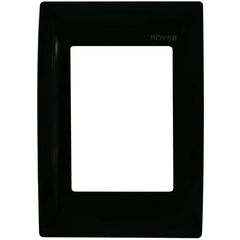 PLACA 3 MODULOS COLOR NEGRO MCA ROYER