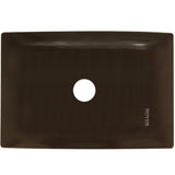 PLACA SALIDA DE CABLES CHOCOLATE