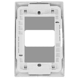 PLACA SALIDA DE CABLES PLATA