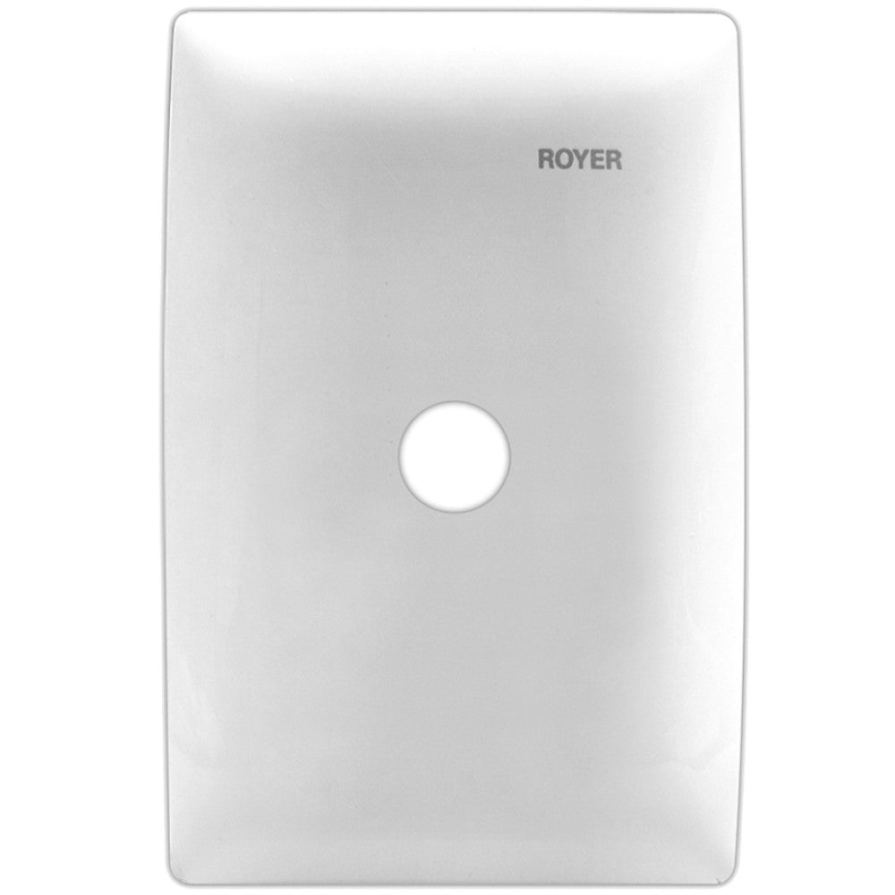 PLACA SALIDA CABLE BLANCO 100-6207W ROYER 100