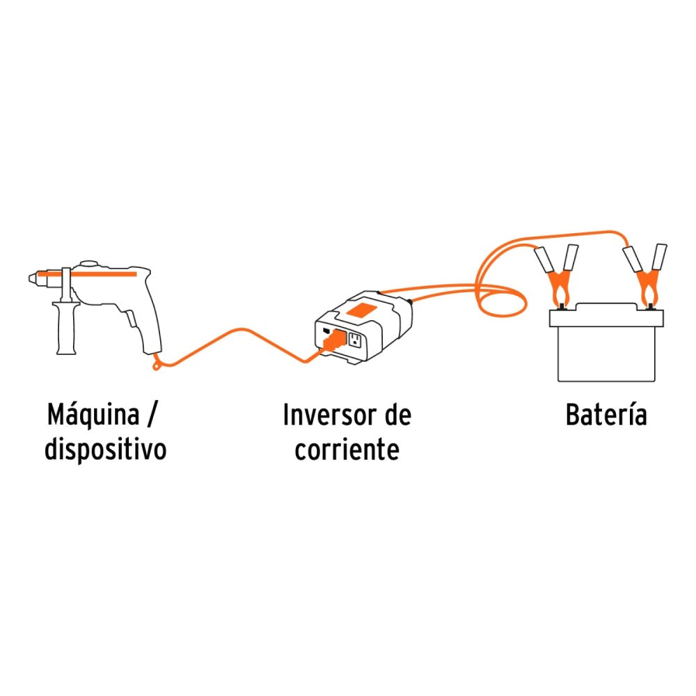 INVERSOR DE CORRIENTE 400W MCA TRUPPER