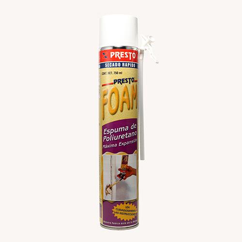 BOTE DE AISLANTE TERMICO Y ACUSTICO FOAM 1075 750ML. PRESTO *** OFRECER 469477 ***