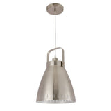 LUMINARIA COLGANTE METAL SATIN 1X60W. RETRO II ***HAE2025***