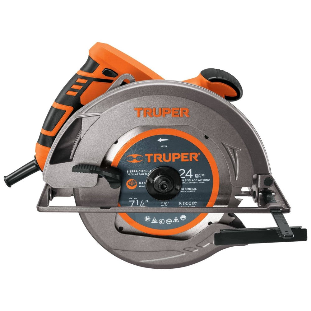 SIERRA CIRCULAR 7 1/4" 1500W. PROFESIONAL SICI-7-1/4A3 11004 TRUPER *** OFRECER SC907B ***