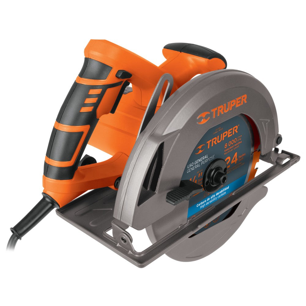 SIERRA CIRCULAR 7 1/4" 1500W. PROFESIONAL SICI-7-1/4A3 11004 TRUPER *** OFRECER SC907B ***
