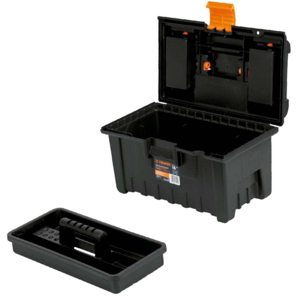 CAJA PARA HERRAMIENTA DE 16" CON COMPARTIMIENTOS CHA-16NC MCA TRUPER