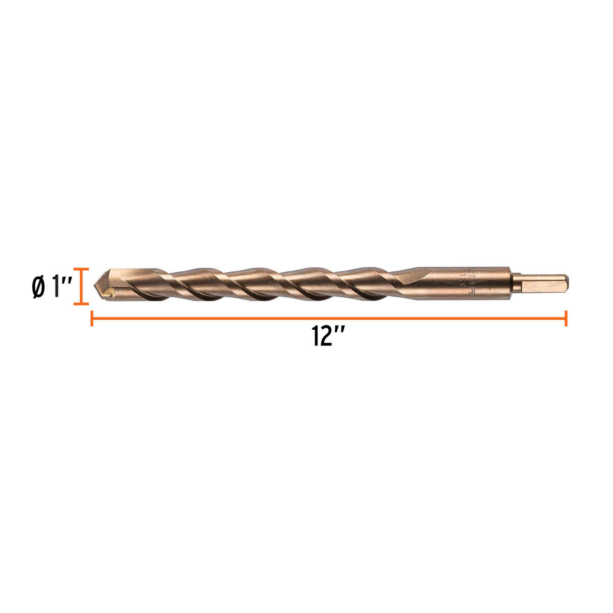 BROCA PARA CONCRETO 1 X 12" MCA TRUPER CONSTRUCCION