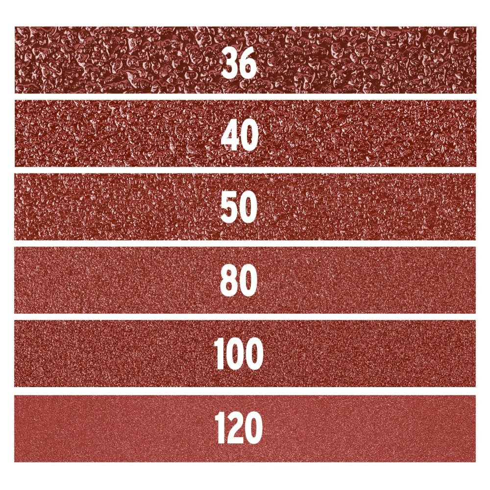 LIJA DE ESMERIL ROJA GRANO 40 MCA TRUPER