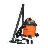 ASPIRADORA/SOPLADORA PLASTICA PARA LIQUIDOS Y SOLIDOS 45LTS. (12 GAL.) 5HP ASP-12S 12093 TRUPER