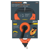 CINTA LARGA FIBRA DE VIDRIO TIPO CRUCETA 30 M METALICA MCA TRUPER CONSTRUCCION *** OFRECER CLFX30 ***