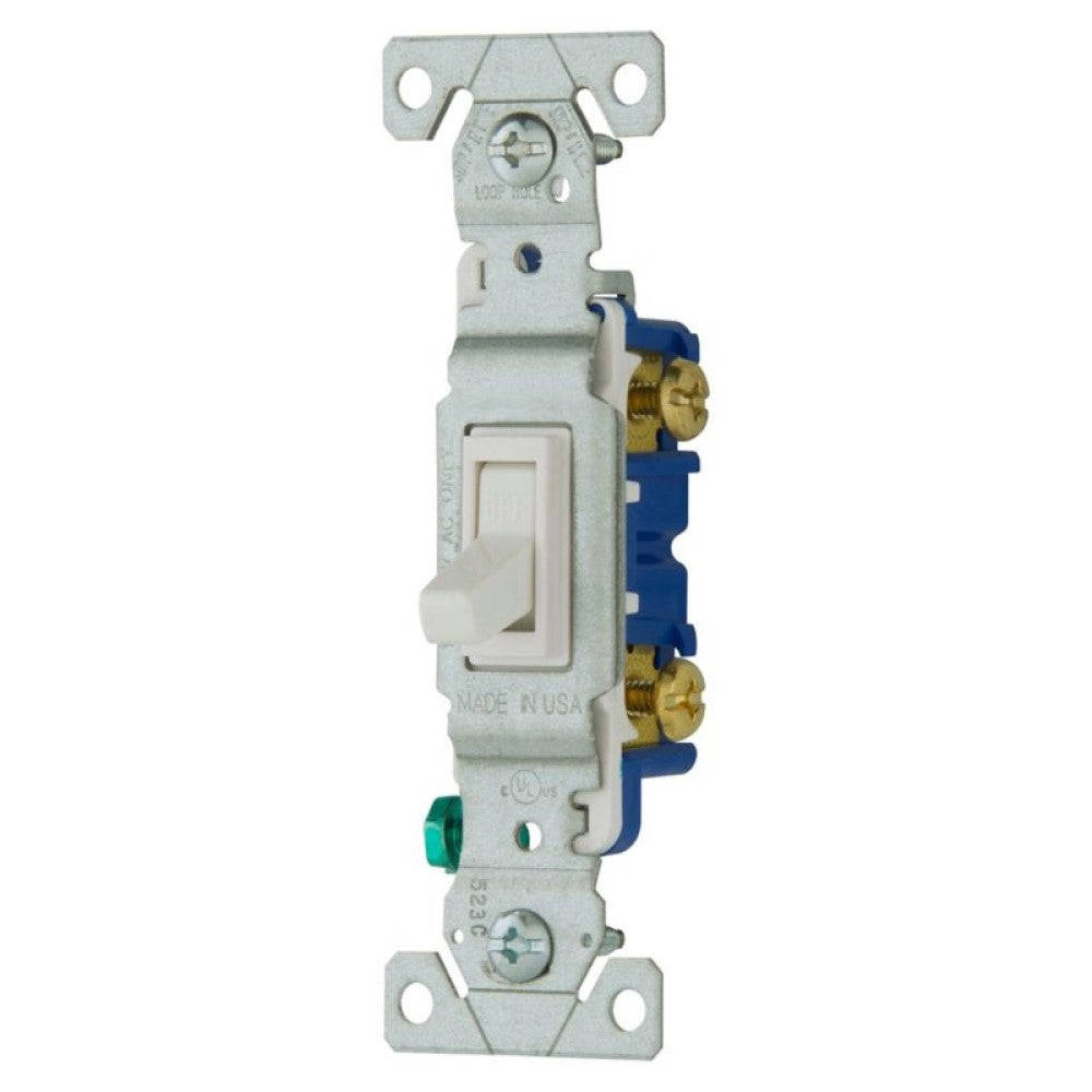 APAGADOR ATERRIZADO SENCILLO 15A/120V. *** OFRECER LEV141 ***