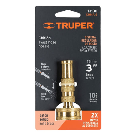 CHIFLON 3" LATON MAQUINADO