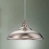 LUMINARIO COLGANTE 350MM ACERO PATINE /BRONCE E26 MCA ESTEVEZ ***HAE2025***