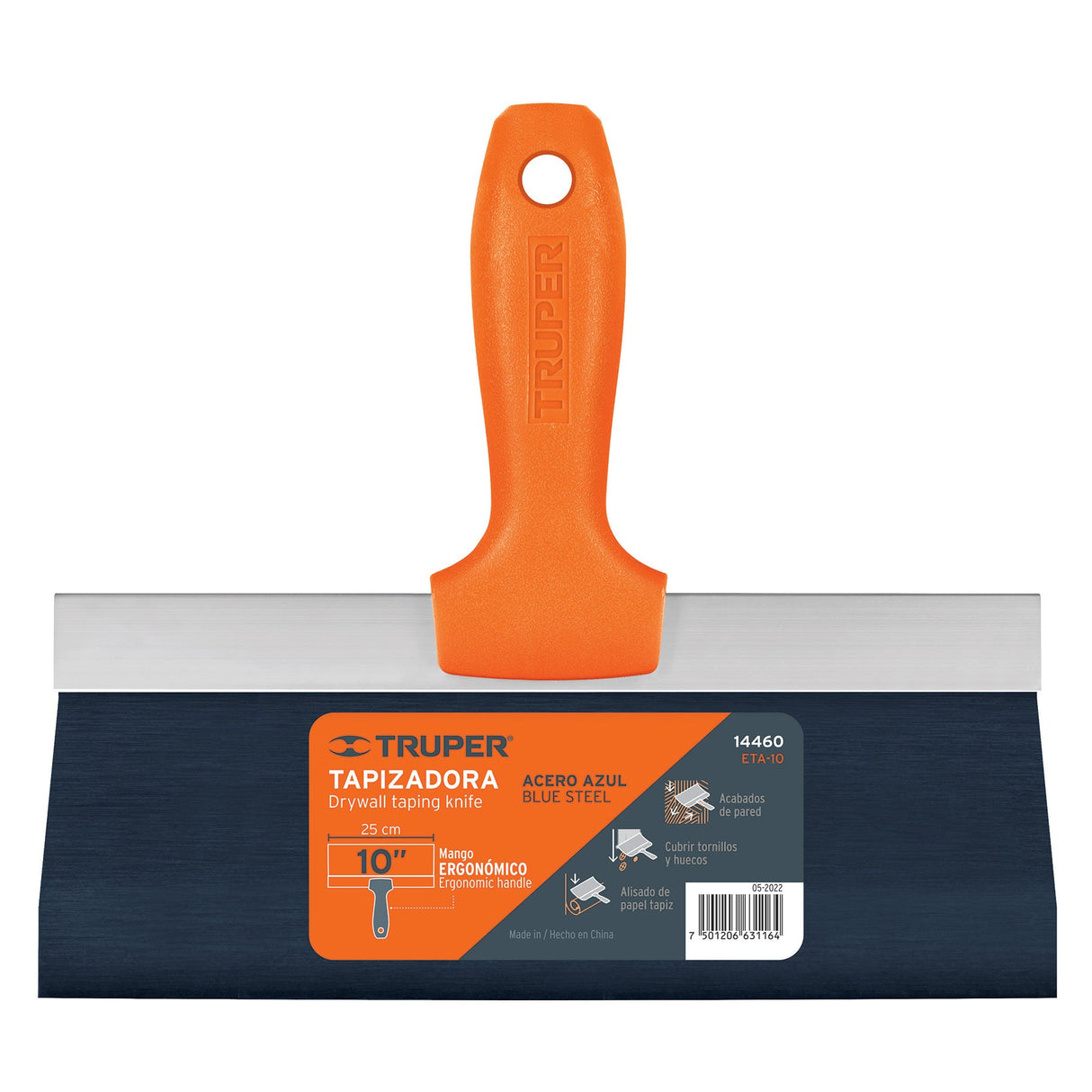 ESPATULA TAPIZADORA 10" TRUPER CONSTRUCCION