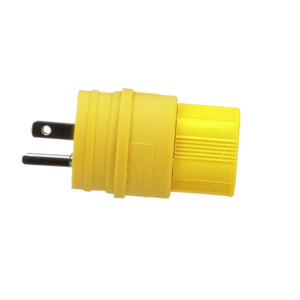 CLAVIJA PBA. AGUA ENTRADA RECTA 2F-3H 15A/125V. CAL. 16-12 NEMA 5-15 14W47 *** OFRECER LEV229  ***