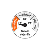 MANGUERA 1/2" REFORZADA 3 CAPAS CONEXIONES DE METAL 20 M MCA TRUPER