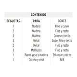 JUEGO 16 SEGUETAS ZANCO "U" JSCA-16 16129 TRUPER