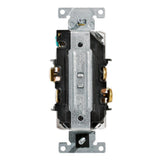 RECEPTACULO DUPLEX DECORA PLUS T.A. H 2P 3H 15A 125V NEGRO  LEVITON ***SIN T.E.***