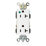 RECEPTACULO DUPLEX G. HOSPITAL 20A 125V BLANCO 16362-HGW LEVITON