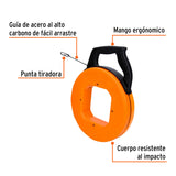 GUIA DE ACERO PARA CABLE 15MTS. 1.5X3MM GUIA-15 17751 TRUPER *** OFRECER 56331 ***