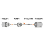 BROCASIERRA BIMETALICA 1-1/2" MCA TRUPER