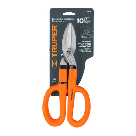 TIJERA P/HOJALATERO 10" TRUPER CONSTRUCCION