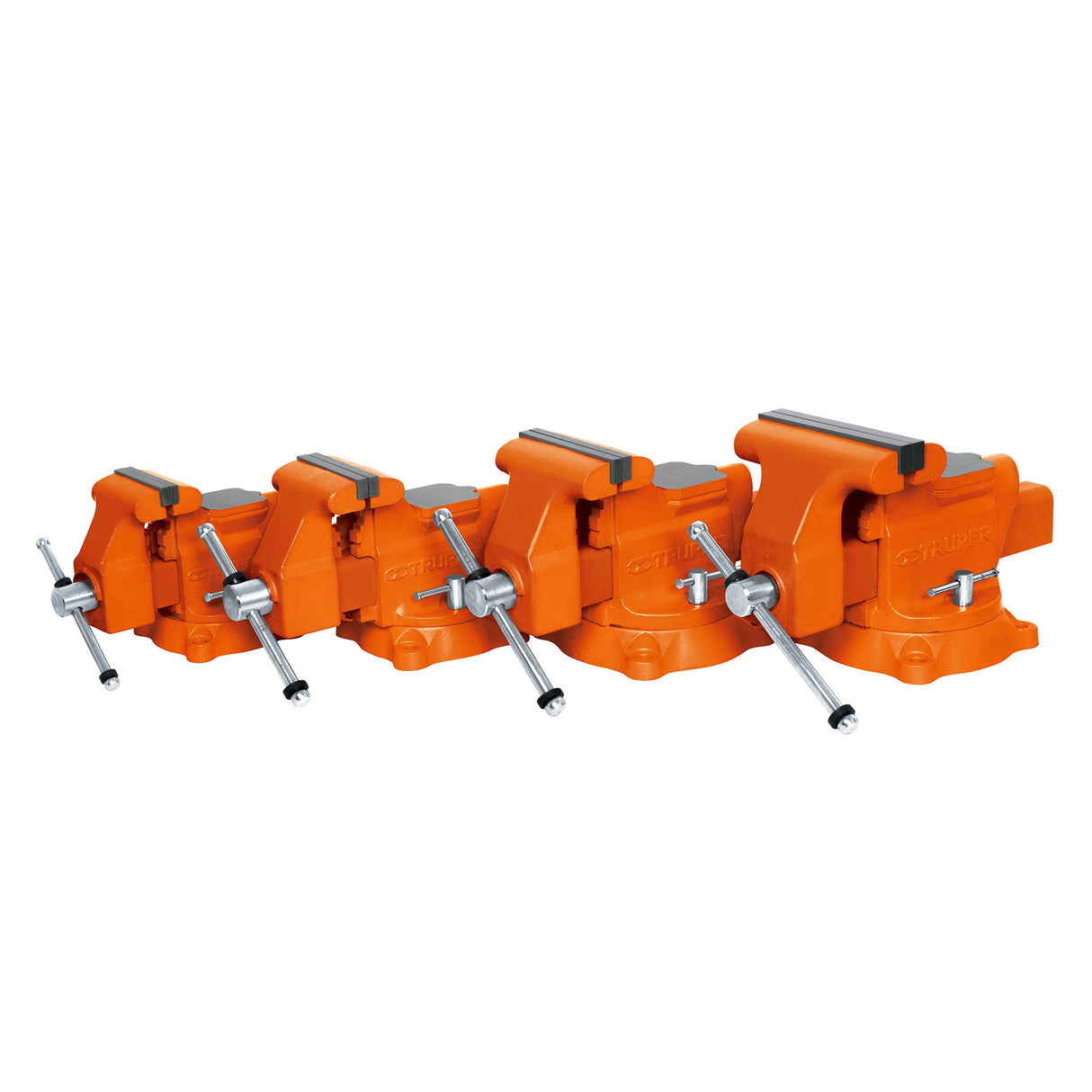 TORNILLO DE BANCO INDUSTRIAL 6" ACERO 25 KG MCA TRUPER MECANICA
