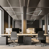 INTERIOR REGLETA LED 18W 6500K NEGRO
