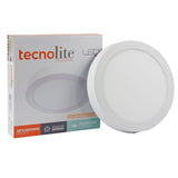 LÁMPARA DE INTERIOR LED ANKAA III TECNOLITE PARA SOBREPONER PLAFÓN 18W LUZ SUAVE CÁLIDA LED INTEGRADO
