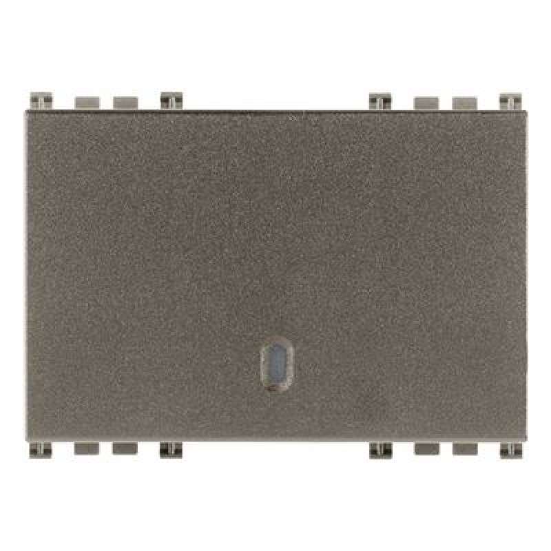 TECLA INTERCAMBIABLE 3 MOD. ILUMINABLE METAL ARKE VIMAR