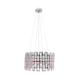 LAMPARA COLGANTE CROMO 40W E14 3 LUCES 120V S/FOCO