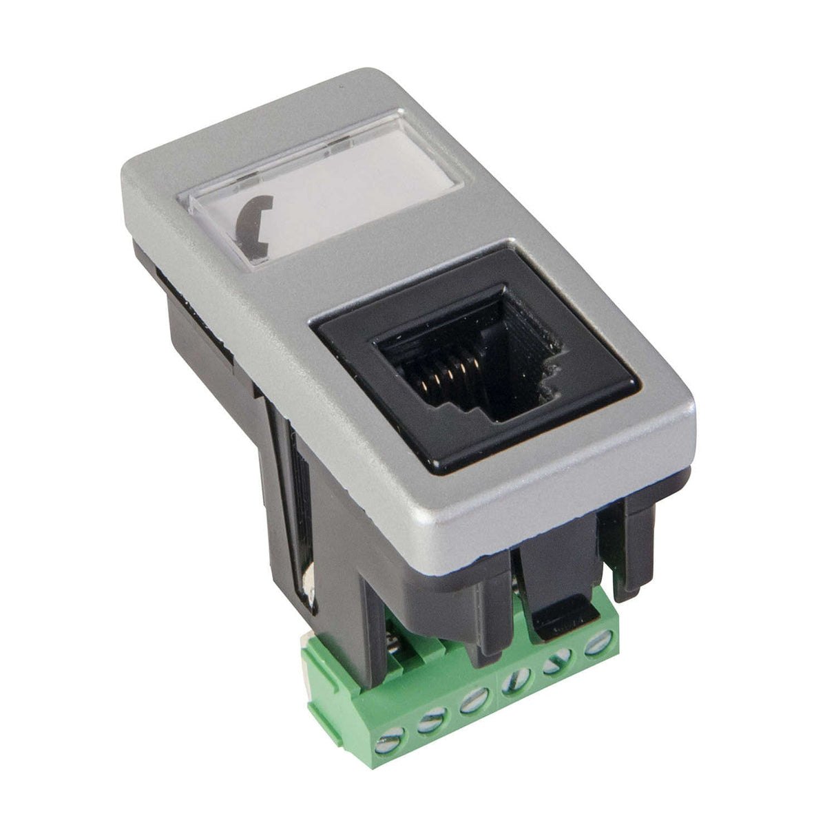 TOMA TELEFÓNICA ESTEVEZ STYLO DE 6 HILOS RJ11 TITANIUM ***HAE2025***