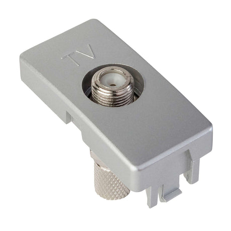 TOMA COAXIAL DE TV ESTEVEZ STATUS TITANIO ***HAE2025***