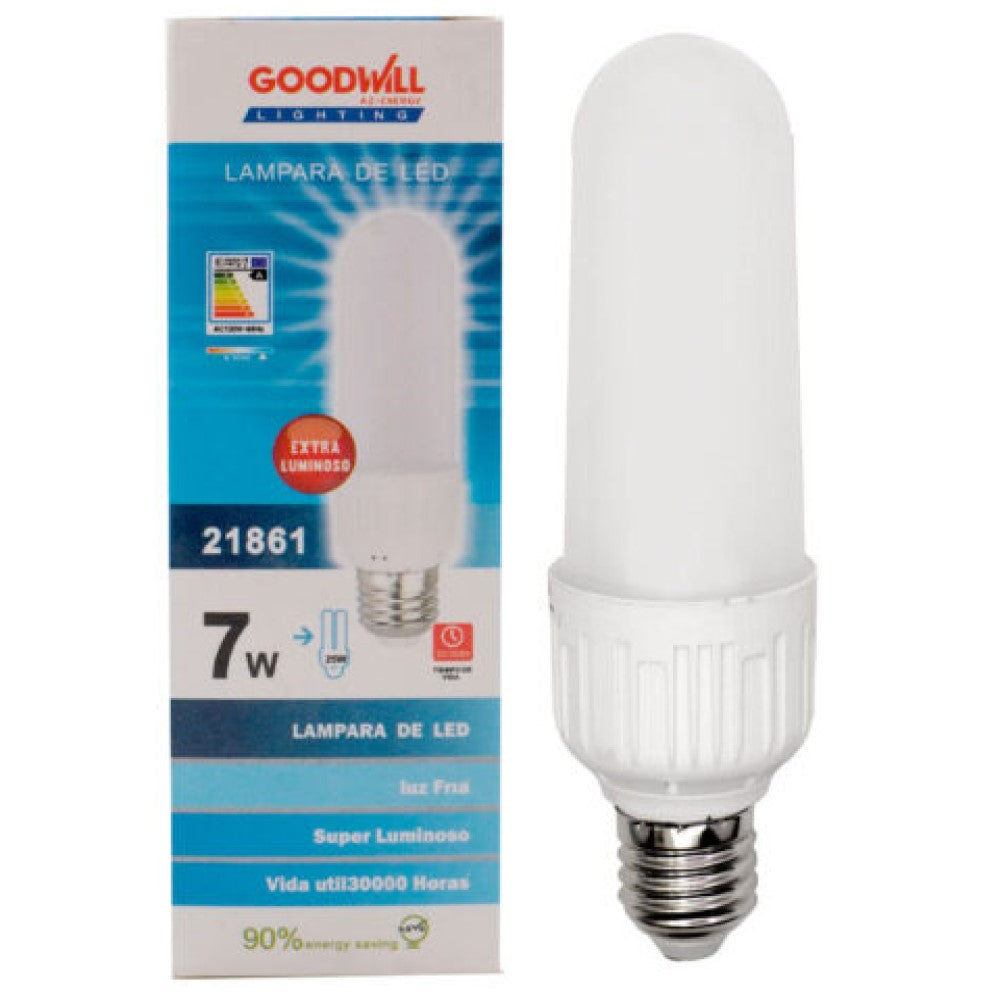 LAMPARA LED TIPO BARRA 7W 120V 6500K E27 7W MCA GOODWILL ***SIN T.E***