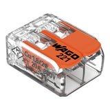 CONECTOR DE EMPALME 2 CONDUCTORES C/PALANCAS DE OPERACION CAL 12 AWG
