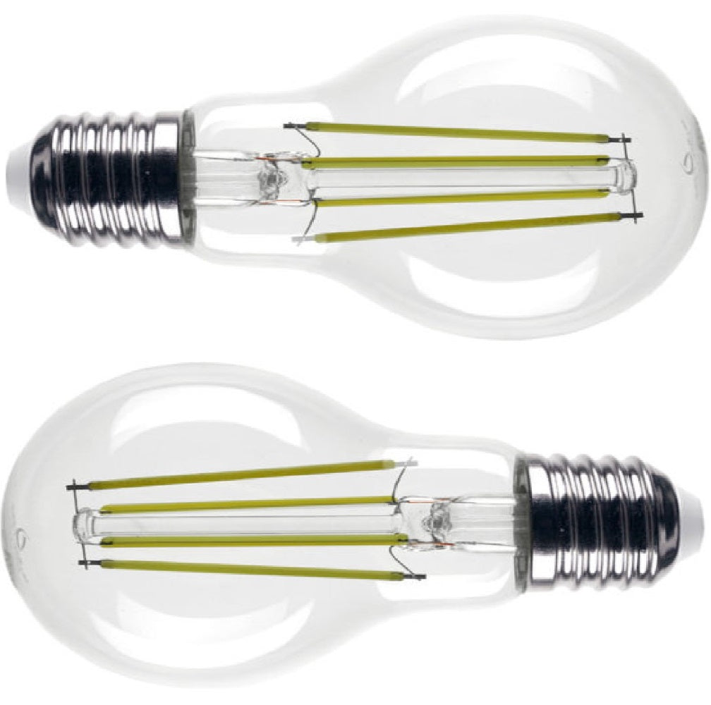 FOCO LED FILAMENTO TIPO BULBO VINTAGE 6W 252LM E27 120V PARA USO DECORATIVO EN INTERIORES CUERPO DE CRISTAL MCA DUBAI