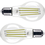FOCO LED FILAMENTO TIPO BULBO VINTAGE 6W 252LM E27 120V PARA USO DECORATIVO EN INTERIORES CUERPO DE CRISTAL MCA DUBAI