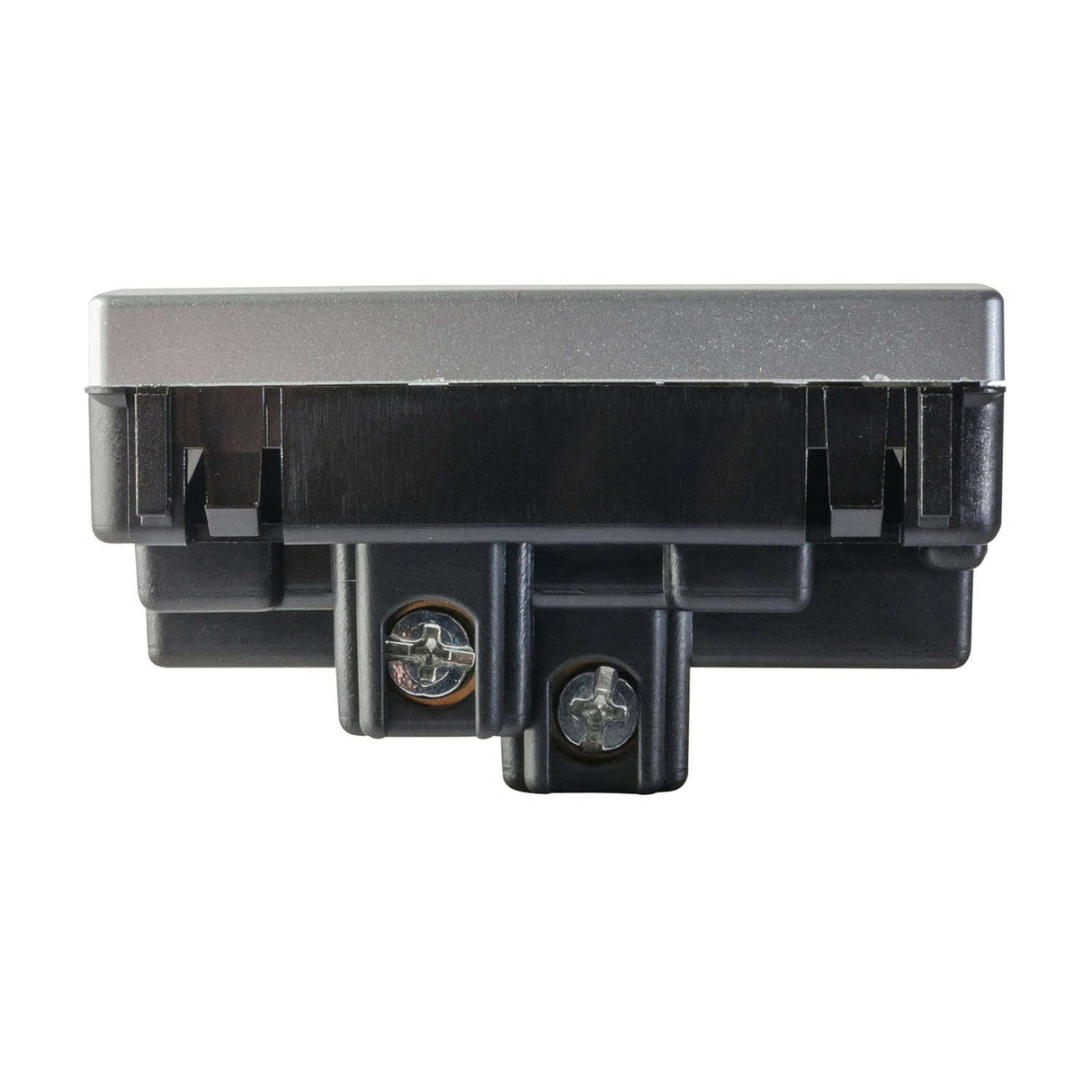 CONECTOR DÚPLEX ESTEVEZ STATUS 2 POLOS CON TIERRA 3 MÓDULOS TITANIO