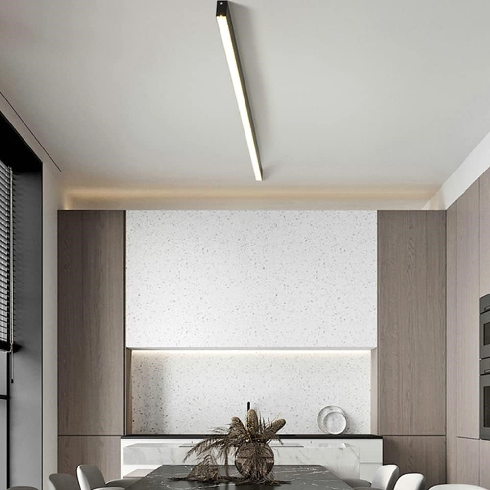 INTERIOR REGLETA LED 24W 3000K NEGRO