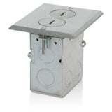 PLACA P/PISO C/CONTACTO DUPLEX 2P-3H 20A/125V. SATIN 25249-TFN LEVITON