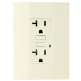 CONTACTO DUPLEX ESTEVEZ STATUS GFCI BLANCO CON PLACA BLANCO MARFIL