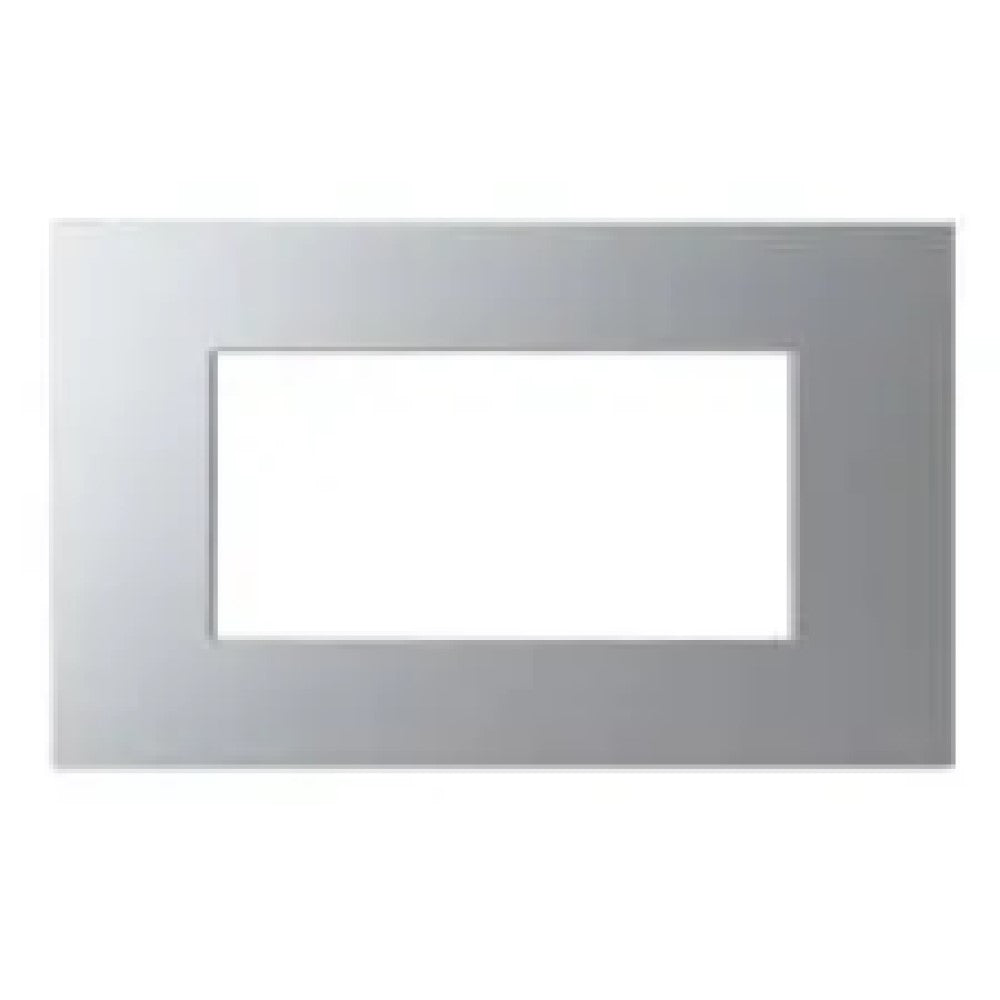 PLACA TERMOESTABLE PLATINO 4 MOD. STATUS METALIZADO NIESSEN ***HAE2025***