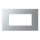 PLACA TERMOESTABLE PLATINO 4 MOD. STATUS METALIZADO NIESSEN ***HAE2025***