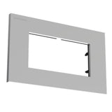 PLACA TERMOESTABLE PLATINO 4 MOD. STATUS METALIZADO NIESSEN ***HAE2025***